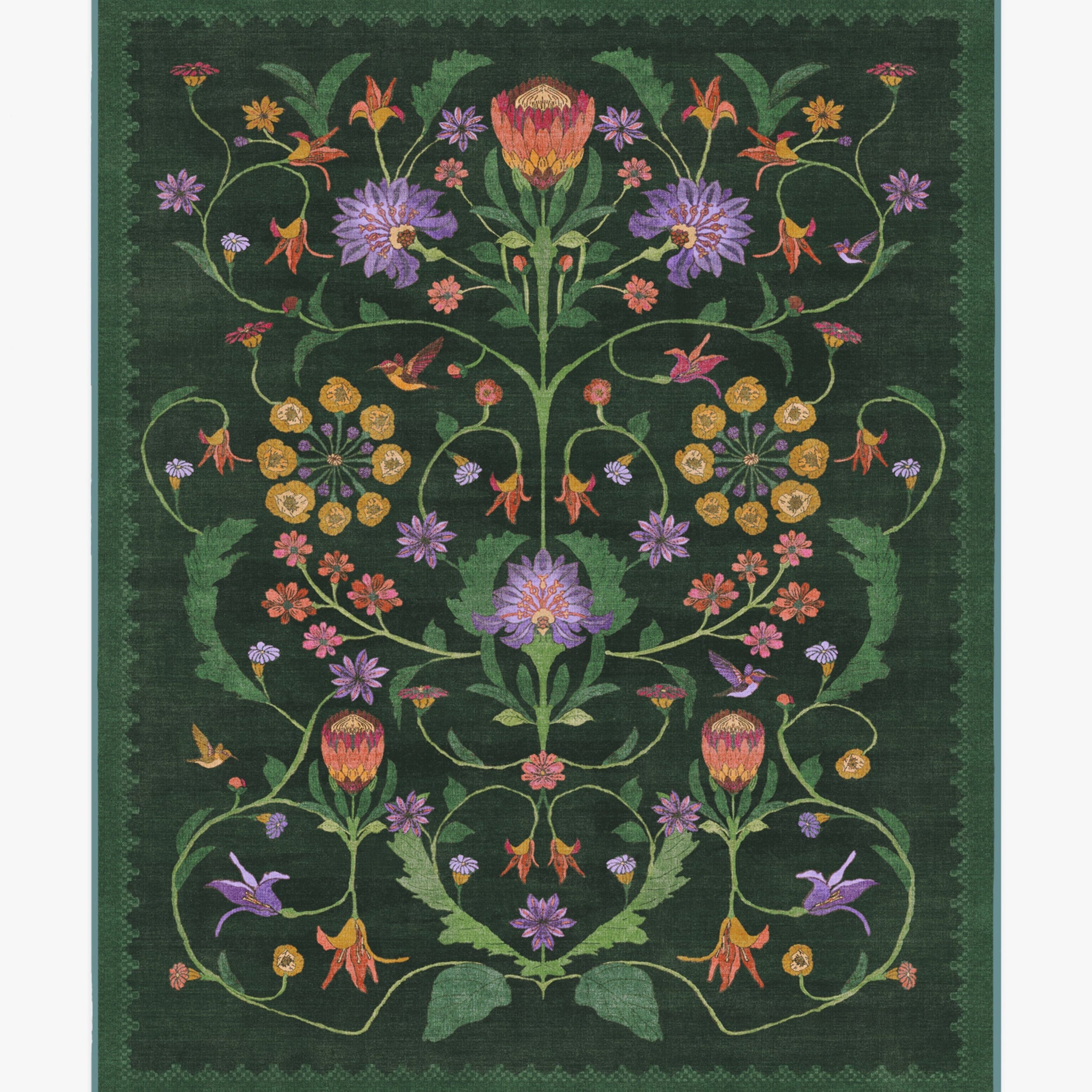 Protea Forest Green carpet