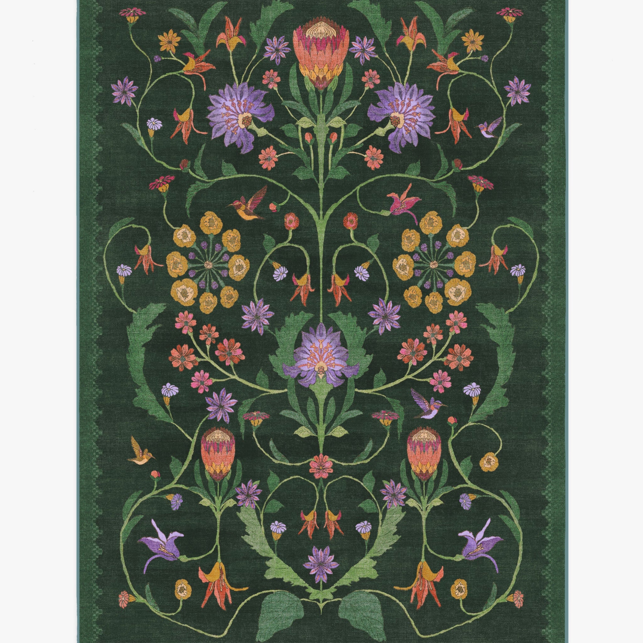 Protea Forest Green carpet