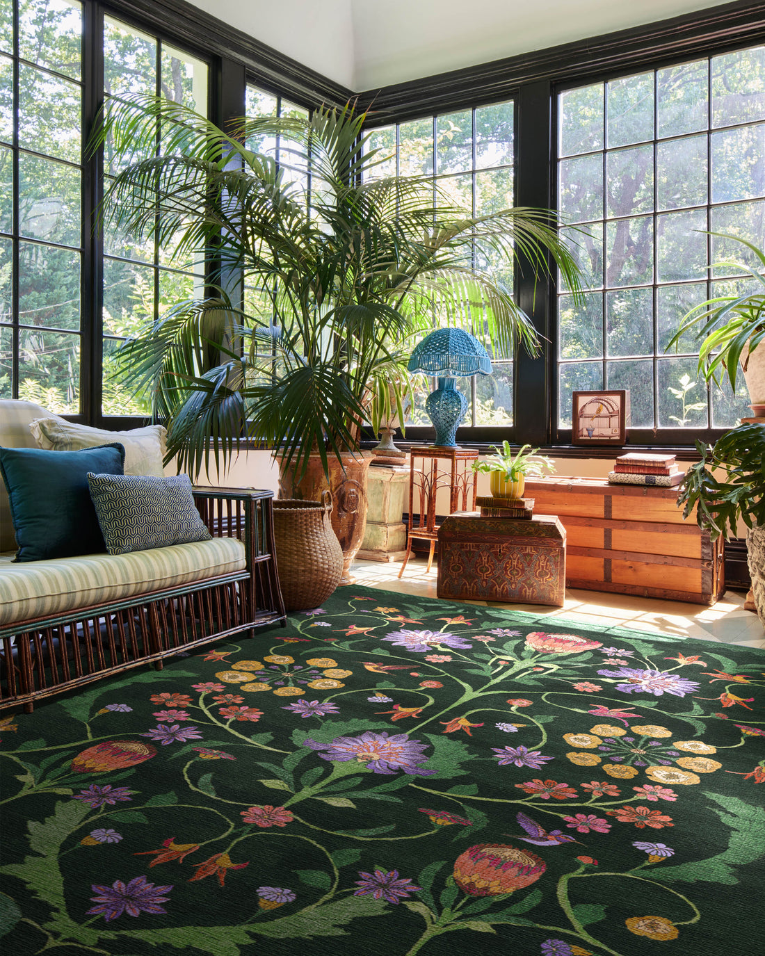 Protea Forest Green carpet