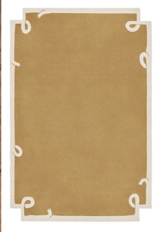 Yellow simple carpet