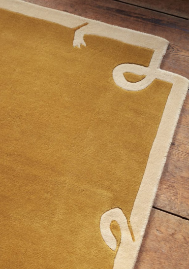 Yellow simple carpet