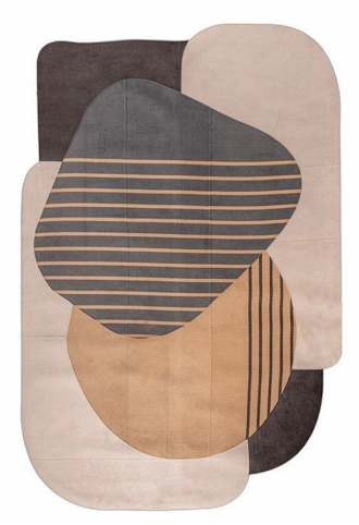 Geometric pattern carpet