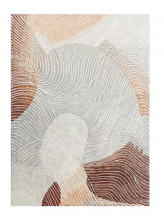 Colorful circle carpet