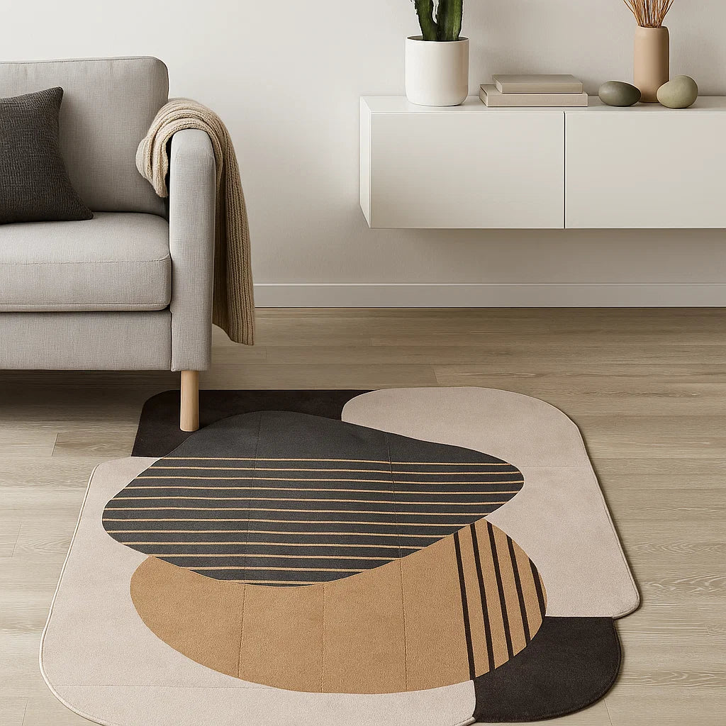 Geometric pattern carpet