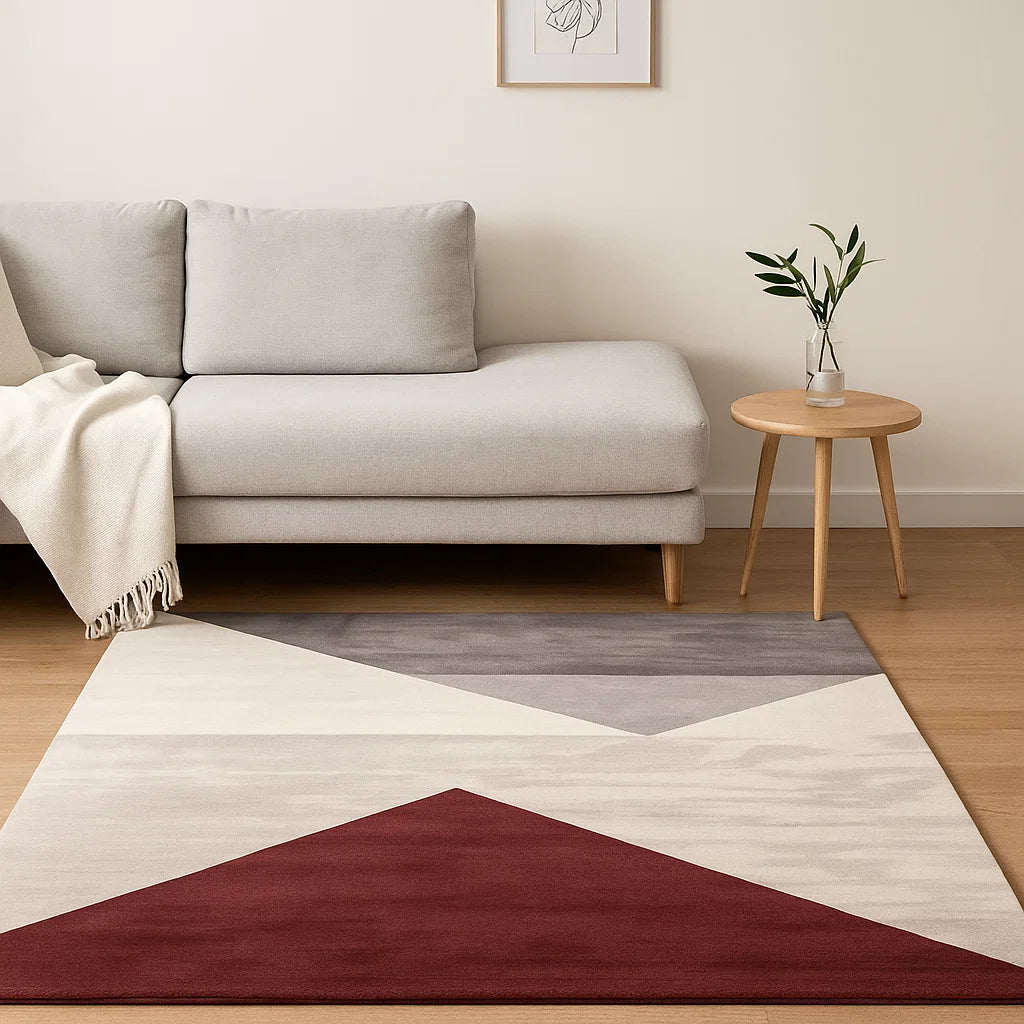 Geometric pattern carpet