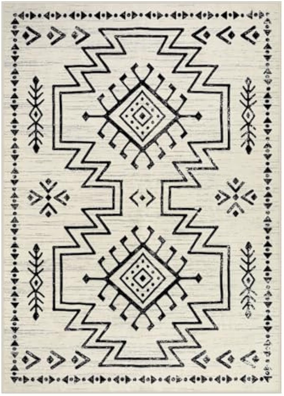 Moroccan geometric carpet