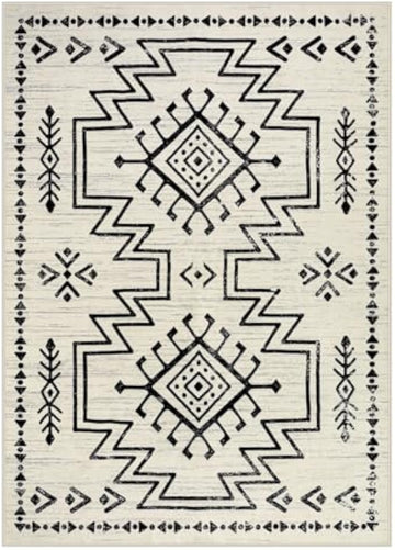 Moroccan geometric carpet